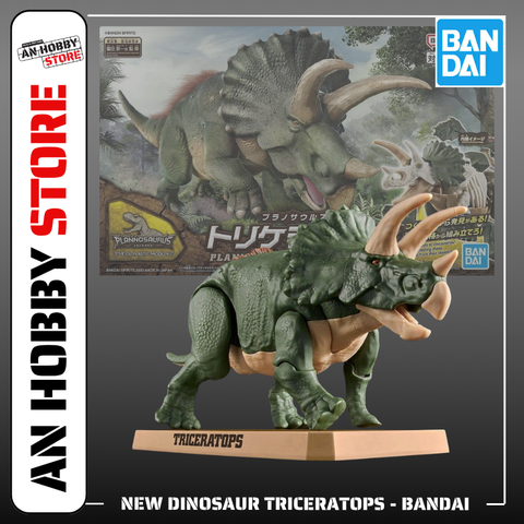 [HÀNG SẴN] BANDAI MÔ HÌNH LẮP RÁP New Dinosaur Plastic Model Kit Brand Triceratops (Tentative) CHÍNH HÃNG