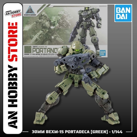[HÀNG CÓ SẴN] BANDAI Mô hình lắp ráp 30MM 1/144 bEXM-15 PORTANOVA [GREEN]