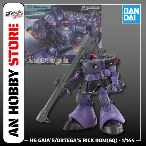 [HÀNG SẴN] BANDAI MÔ HÌNH LẮP RÁP HG 1/144 GAIA’S/ORTEGA’S RICK DOM(GQ)