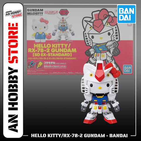 [HÀNG SẴN] BANDAI MÔ HÌNH LẮP RÁP HELLO KITTY/RX-78-2 GUNDAM CHÍNH HÃNG