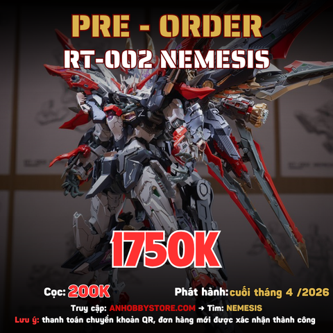 [HÀNG ĐẶT TRƯỚC] MÔ HÌNH LẮP RÁP RT-002 NEMESIS INFINITE DIMENSION