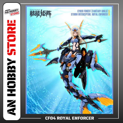 [HÀNG CÓ SẴN] Mô Hình Lắp Ráp Cyber Forest Fantasy Girls Storm Interceptor Royal Enforcer Tanya Charybdis CF04 (TẶNG BASE, DECAL NƯỚC)