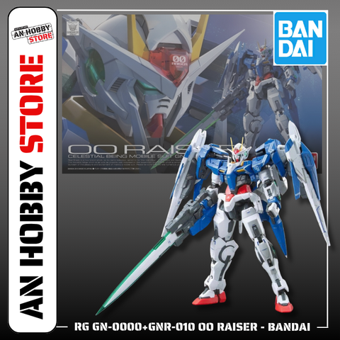 BANDAI MÔ HÌNH LẮP RÁP RG 1/144 GN-0000+GNR-010 OO RAISER