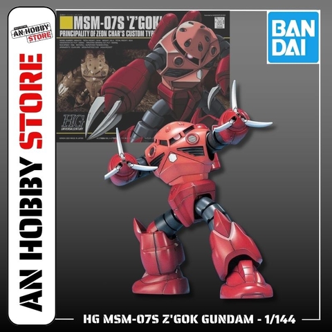 [HÀNG CÓ SẴN] BANDAI mô hình lắp ráp HG 1/144 MSM-07S Z'GOK Gundam