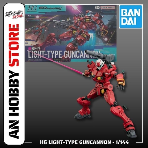 [HÀNG SẴN] BANDAI MÔ HÌNH LẮP RÁP HG 1/144 Light-type Guncannon