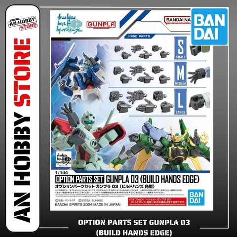 [HÀNG SẴN] BANDAI PHỤ KIỆN MÔ HÌNH OPTION PARTS SET GUNPLA 03 (BUILD HANDS EDGE) BÀN TAY