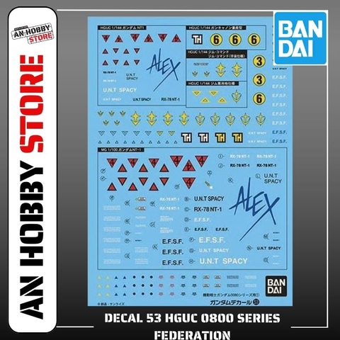 [HÀNG SẴN] BANDAI DECAL MÔ HÌNH GUNDAM HGUC 0800 SERIES
