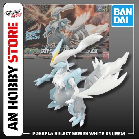 [HÀNG SẴN] BANDAI MÔ HÌNH LẮP RÁP POKEPLA SELECT SERIES WHITE KYUREM