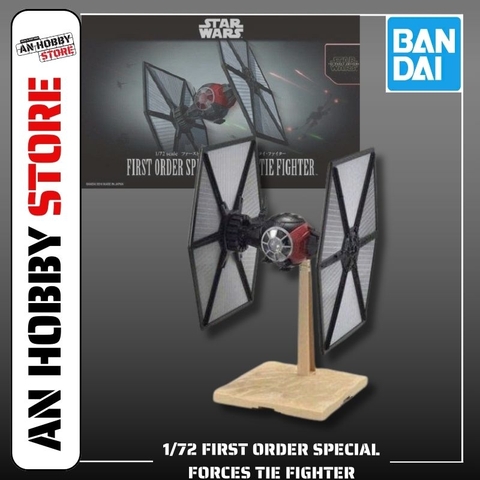 [HÀNG SẴN] BANDAI MÔ HÌNH LẮP RÁP 1/72 FIRST ORDER SPECIAL FORCES TIE FIGHTER