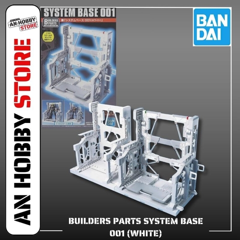 [HÀNG SẴN] BANDAI PHỤ KIỆN MÔ HÌNH BUILDERS PARTS SYSTEM BASE 001 (WHITE)