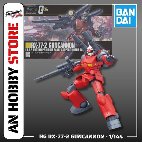 [HÀNG CÓ SẴN] BANDAI MÔ HÌNH LẮP RÁP HG 1/144 RX-77-2 GUNCANNON