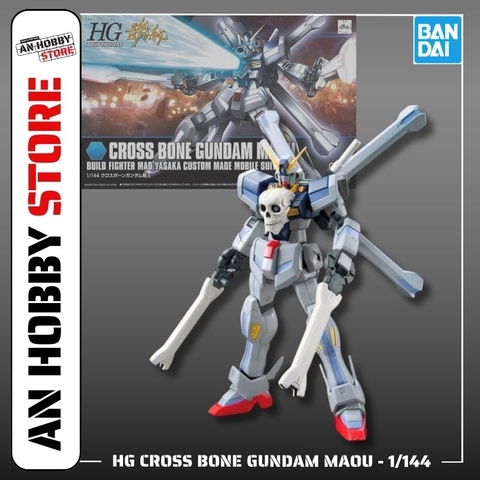 [HÀNG SẴN] BANDAI MÔ HÌNH LẮP RÁP HG 1/144 CROSS BONE GUNDAM MAOU