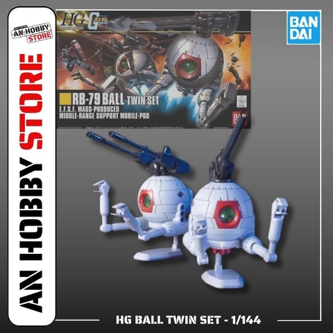 [HÀNG SẴN] BANDAI MÔ HÌNH LẮP RÁP HG 1/144 BALL TWIN SET CHÍNH HÃNG