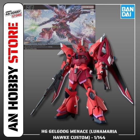 [HÀNG CÓ SẴN] BANDAI Mô Hình Lắp Ráp HG 1/144 GELGOOG Menace (LUNAMARIA HAWKE CUSTOM)