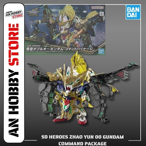 [HÀNG CÓ SẴN] BANDAI Mô hình lắp ráp SD HEROES ZHAO YUN 00 GUNDAM COMMAND PACKAGE