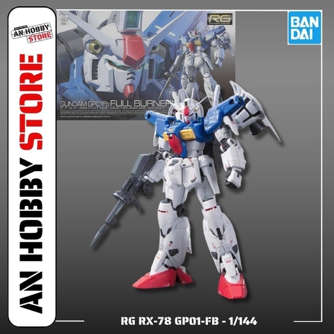[HÀNG SẴN] BANDAI MÔ HÌNH LẮP RÁP RG 1/144 RX-78 GP01-Fb Gundam GP01 Full-Burnern
