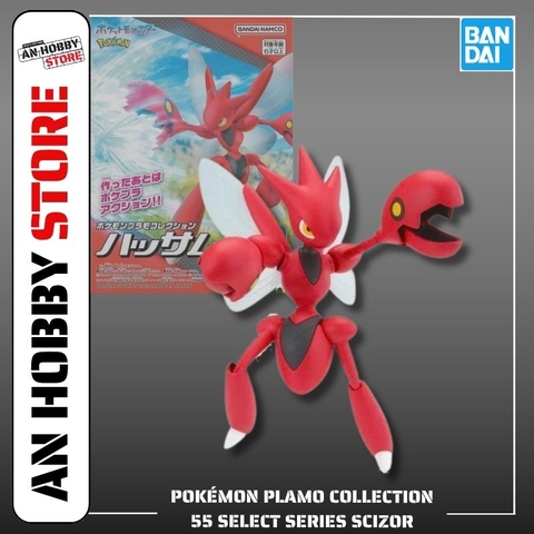 [HÀNG SẴN] BANDAI MÔ HÌNH LẮP RÁP Pokémon PLAMO COLLECTION 55 SELECT SERIES Scizor CHÍNH HÃNG
