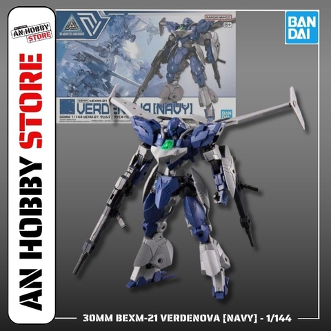 [HÀNG CÓ SẴN] BANDAI MÔ HÌNH LẮP RÁP 30MM 1/144 6EXM-21 VERDENOVA [NAVY]