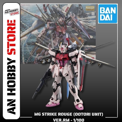 [HÀNG CÓ SẴN]BANDAI Mô hình lắp ráp MG 1/100 STRIKE ROUGE (OOTORI UNIT) Ver.RM