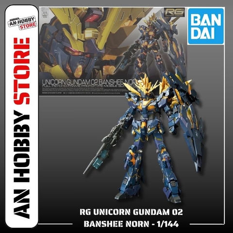 [HÀNG CÓ SẴN] BANDAI MÔ HÌNH LẮP RÁP RG 1/144 UNICORN GUNDAM 02 BANSHEE NORN