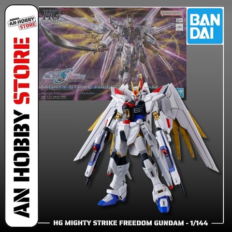 [HÀNG CÓ SẴN] BANDAI Mô hình lắp ráp HG 1/144 Mighty Strike Freedom Gundam