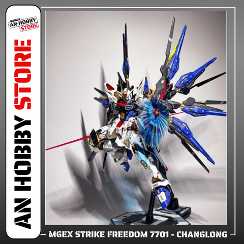 [HÀNG ĐANG VỀ] MÔ HÌNH LẮP RÁP MGEX Strike Freedom ChangLong 1/100 7701