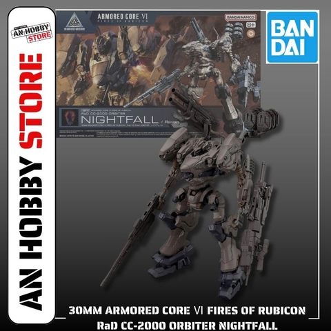 [HÀNG CÓ SẴN] BANDAI Mô hình lắp ráp 30MM ARMORED CORE Ⅵ FIRES OF RUBICON RaD CC-2000 ORBITER NIGHTFALL