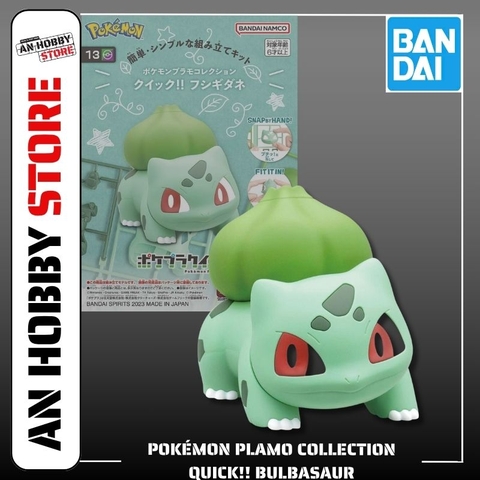 [HÀNG CÓ SẴN] Mô hình lắp ráp Pokémon PLAMO COLLECTION QUICK!! Bulbasaur
