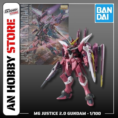 [HÀNG CÓ SẴN] BANDAI Mô Hình Lắp Ráp MG 1/100 Justice 2.0 Gundam