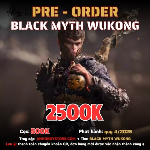 [HÀNG ĐẶT TRƯỚC] MÔ HÌNH ACTION FIGURE DIE-CAST BLACK MYTH WUKONG THIÊN MỆNH NHÂN INART 1/12 - BẢN DELUXE VERSION