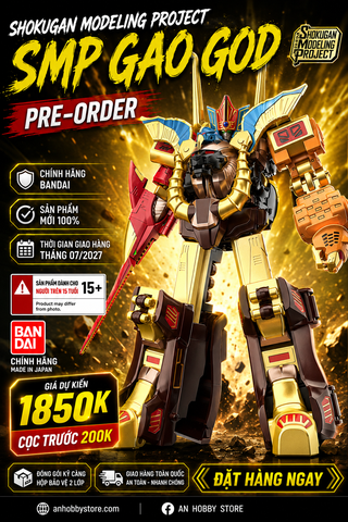 [HÀNG ĐẶT TRƯỚC] BANDAI MÔ HÌNH LẮP RÁP SMP GAO GOD
