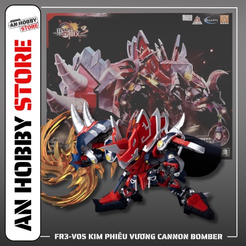 [HÀNG SẴN] MÔ HÌNH LẮP RÁP FR3 - V05 CANNON BOMBER GOLDEN DART KING - VUA PHI TIÊU VÀNG