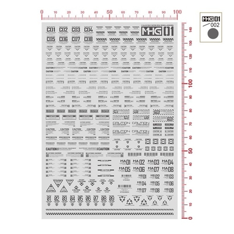DECAL NƯỚC SIÊU ĐẸP HOBBY MIO MHG1