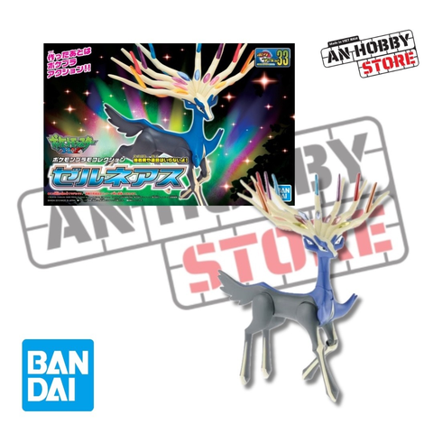 [HÀNG SẴN] BANDAI MÔ HÌNH LẮP RÁP POKEMON PLAMO COLLECTION No.33 Xerneas