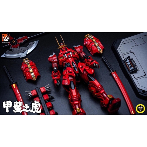 Mô Hình Ráp Sẵn Khung Kim loại Takeda Shingen Tỉ lệ 1/100 của Moshow toys