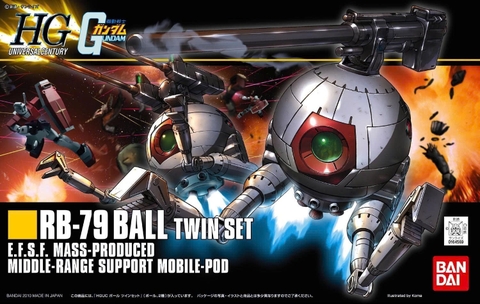 [HÀNG SẴN] BANDAI MÔ HÌNH LẮP RÁP HG 1/144 BALL TWIN SET CHÍNH HÃNG