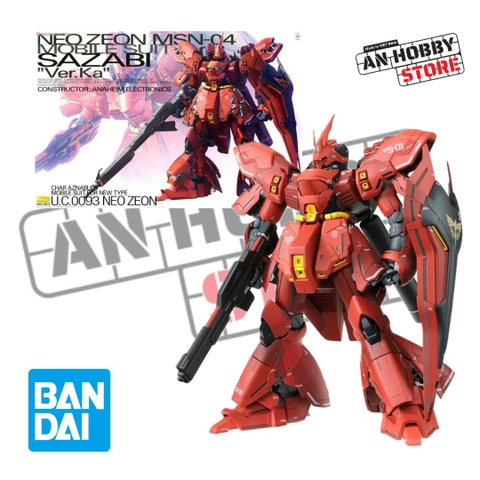BANDAI MÔ HÌNH LẮP RÁP MG 1/100 MSN-04 SAZABI Ver.Ka CHÍNH HÃNG
