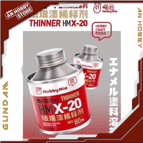 THINNER X20 TẨY LINE GỐC ENAMEL CHÍNH HÃNG HOBBY MIO