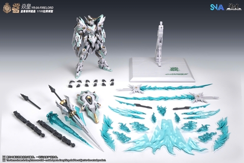 Mô Hình Lắp Ráp SNAA 1/100 YR-04 Fire Lord (Tặng Effect lửa xanh)