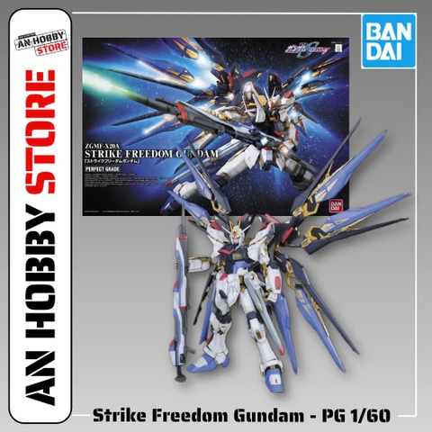 MÔ HÌNH LẮP RÁP  PG 1/60 STRIKE FREEDOM GUNDAM PERFECT GRADE CHÍNH HÃNG