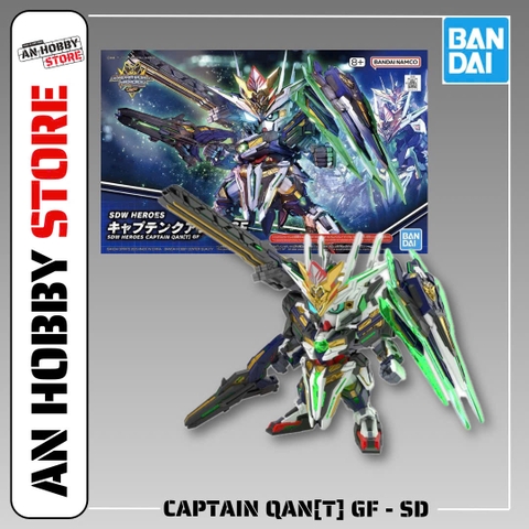 [HÀNG SẴN] BANDAI MÔ HÌNH LẮP RÁP SD HEROES CAPTAIN QAN[T] GF CHÍNH HÃNG