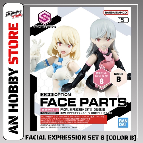 PHỤ KIỆN 30MS OPTION FACE PARTS FACIAL EXPRESSION SET 8 [COLOR B] CHÍNH HÃNG