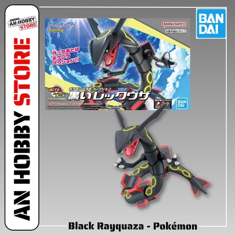 [HÀNG SẴN] BANDAI MÔ HÌNH LẮP RÁP Pokémon PLAMO COLLECTION SELECT SERIES Black Rayquaza CHÍNH HÃNG