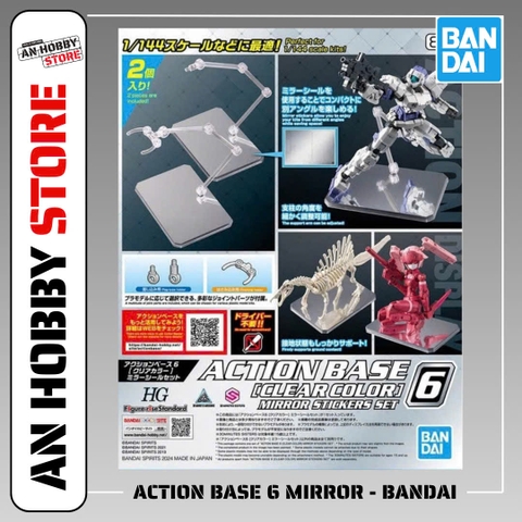 PHỤ KIỆN ACTION BASE 6 [CLEAR COLOR] MIRROR STICKERS SET CHÍNH HÃNG