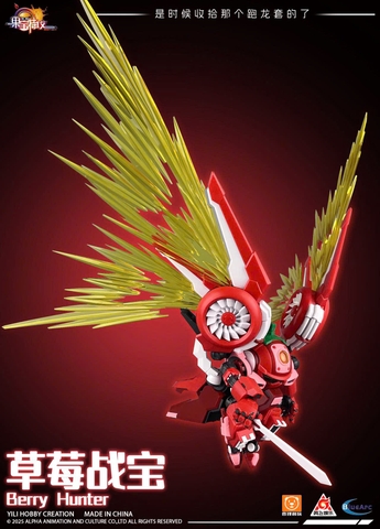 MÔ HÌNH LẮP RÁP DÂU TÂY THỢ SĂN BERRY HUNTER - ROBOT TRÁI CÂY