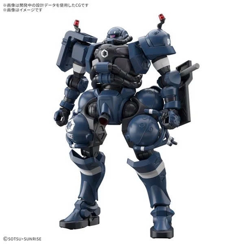 BANDAI MÔ HÌNH LẮP RÁP HG 1/144 POLICE ZAKU