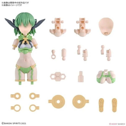 BANDAI PHỤ KIỆN MÔ HÌNH 30MS OPTION PARTS SET 16 (FAIRY COSTUME) [COLOR B]