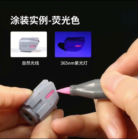 Bút sơn mô hình đầu cọ DSPIAE Ánh Kim - Màu Thường - Màu Huỳnh Quang (Dòng MK - MKM - MKF)