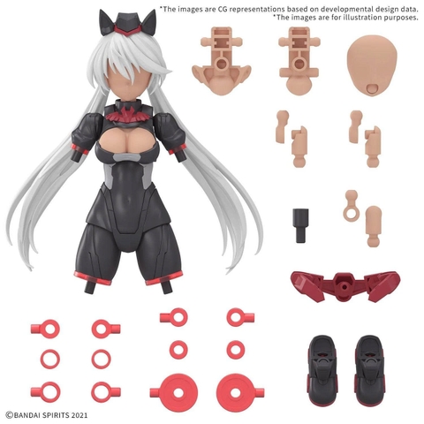 [HÀNG SẴN] BANDAI PHỤ KIỆN MÔ HÌNH 30MS OPTION PARTS SET 18 (SERGEANT COSTUME) [COLOR C]