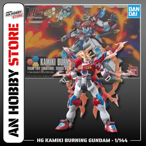 BANDAI MÔ HÌNH LẮP RÁP HGBF 1/144 KAMIKI BURNING GUNDAM